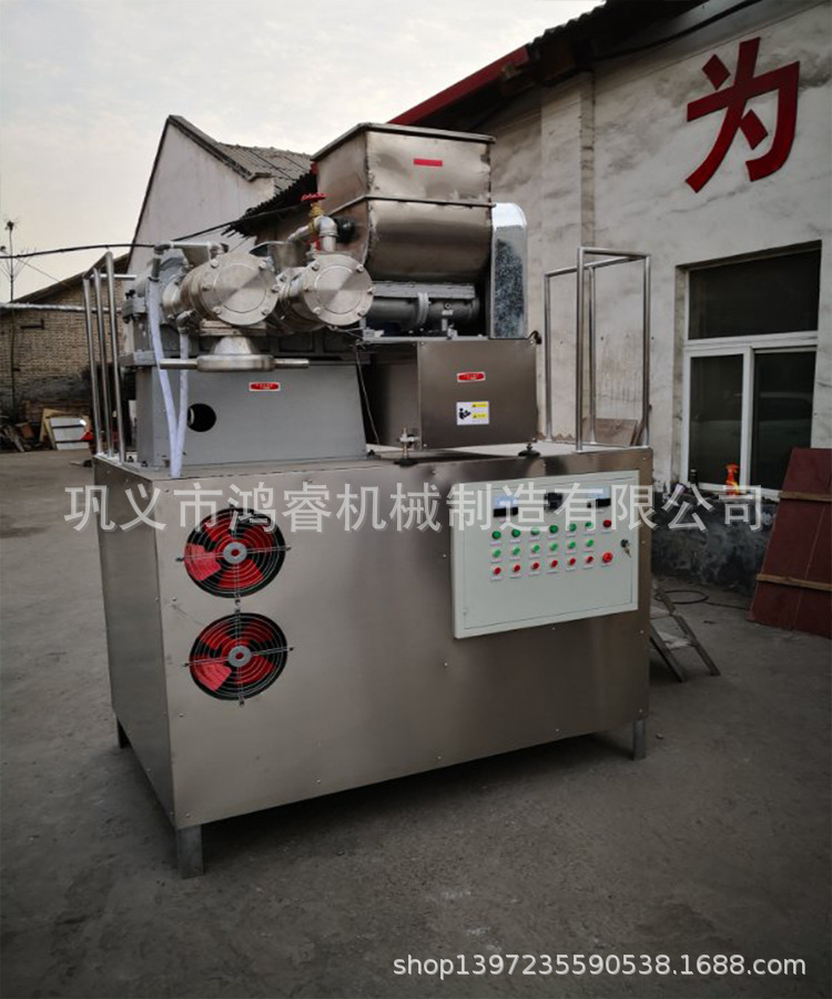 出机即熟直条米线生产线冷面机高产量自动切割米线机红薯粉条机