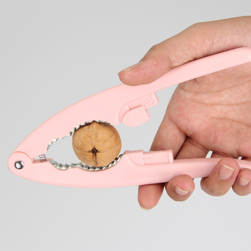 厂家批发多功能厨房工具不锈钢蟹钳坚果夹核桃夹胡桃夹子可定制