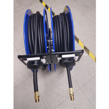 推薦自動伸縮氣管卷管器 寶潤佳雙輪鼓工業彈簧卷盤 高壓軟管氣鼓
