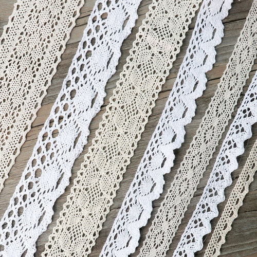 Cotton thread lace with hollow lace lace with accessories decorative fabric clothes fabric diy handmade materials