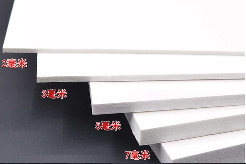 雪弗板122*244建筑沙盘模型材料结皮板厂家直销PVC发泡广告牌展板
