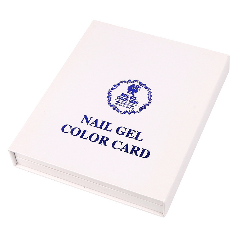 Nail art color card book nail polish color card nail art display board nail polish cost nail film display book 120 color wholesale