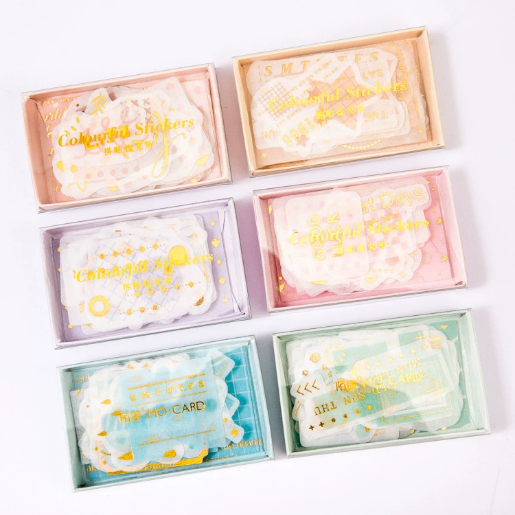 Mo Mo PET Permine Box Patch Patching Salt Salt Series Creative Fresh Handbook Diary Diary Decoration Sticker