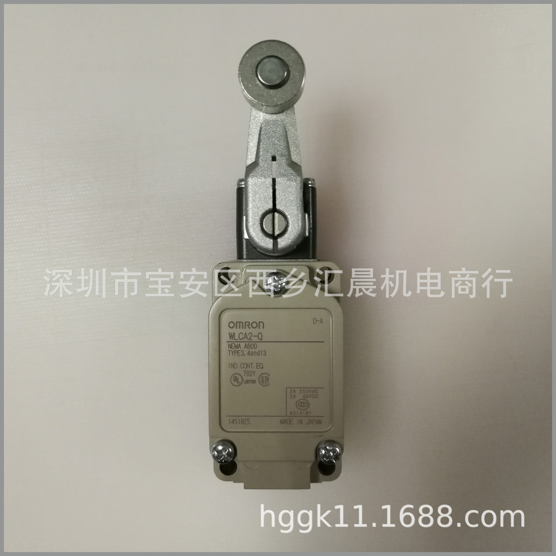 正品OMRON欧姆龙行程开关WLCA2-Q