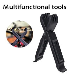 Road mountain bike multi-function tire lever quick-buckle tire digging stick chain tire scraper tire repair tool
