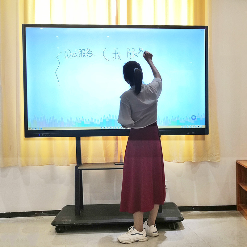 100寸触摸一体机多媒体电子白板幼儿园教学一体机交互式智能平板