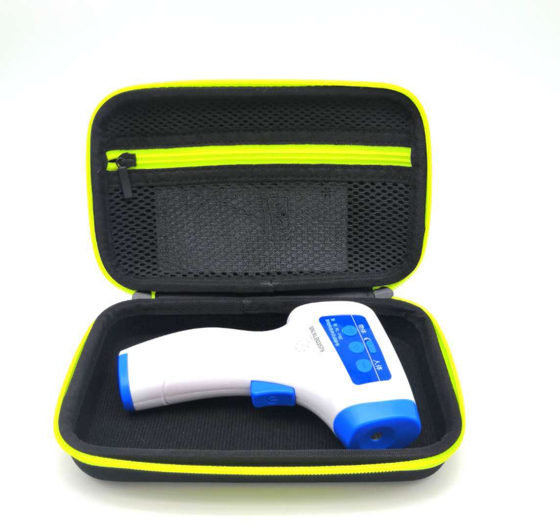 형광 녹색 이중 지퍼