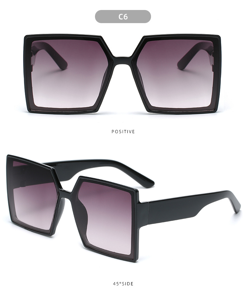 Casual Fashion Sports Pc Square Full Frame Women's Sunglasses display picture 2