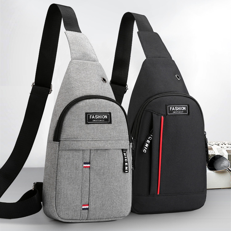 Casual men's and women's crossbody chest...