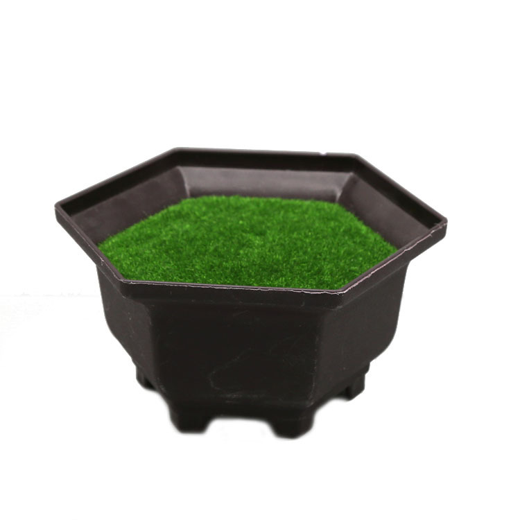 The manufacturer supplies P007 weighted foam plastic flower POTS and flocked artificial flower POTS detail image 2