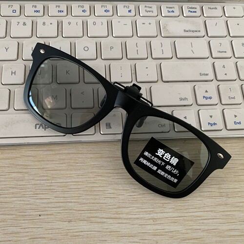  men and women retro clip-on myopia clip-on glasses TR-90 polarized sunglasses night vision sunglasses cross-border color-changing glasses