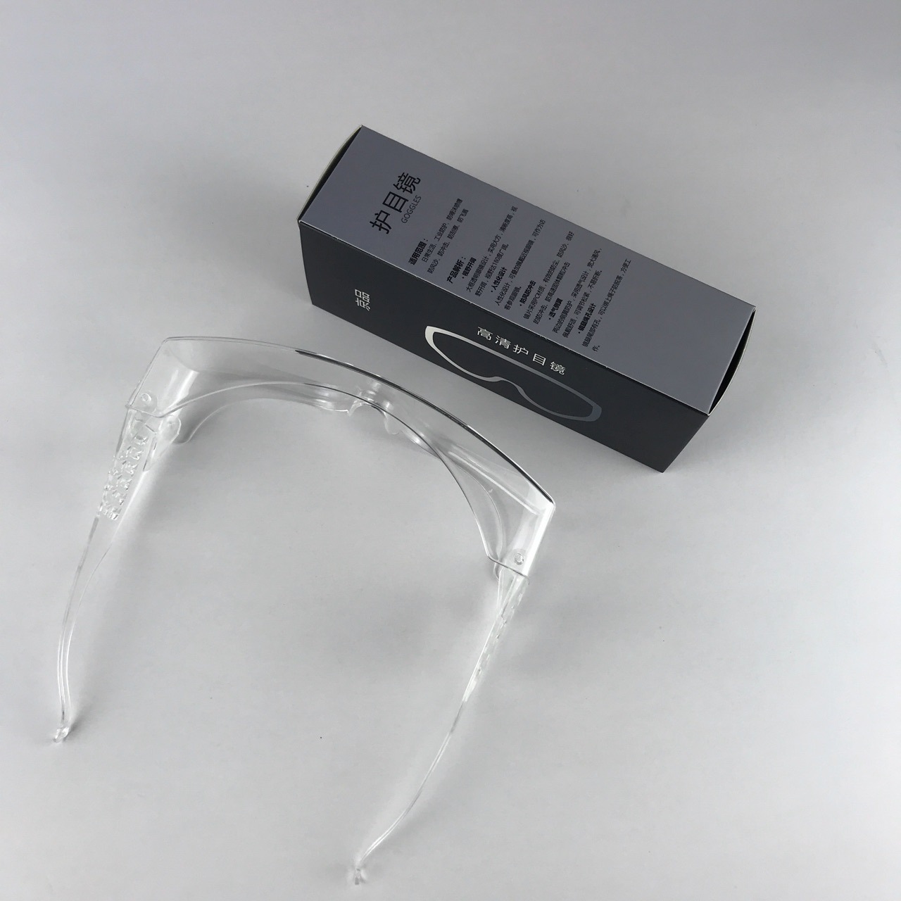 新款轻便舒适超透明护目镜，防风防沙防病毒护目镜