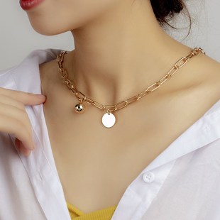25g Weight Necklace Classification Wedding, Travel Occasion Women'S Gender Gold, Silver Color Simple New  Knot Necklace 无