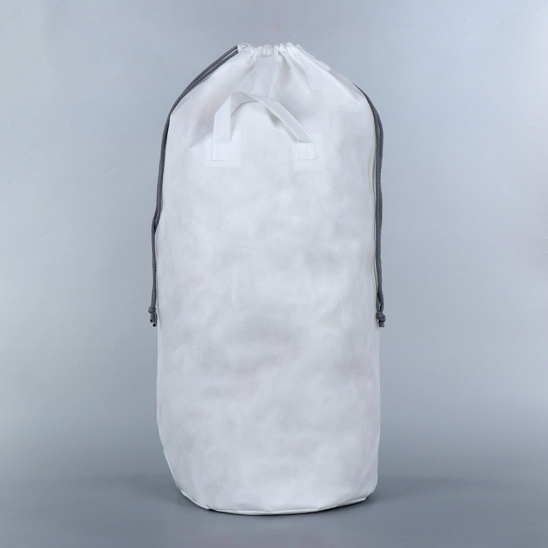 Factory wholesale creative simple blank non-woven bag with handle non-woven drawstring bag bag