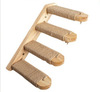 Rubber ladder from natural wood, multilayer toy, new collection, cat