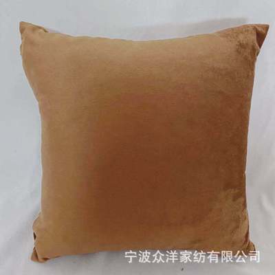 抱枕简约北欧纯色天鹅绒抱枕沙发靠垫床头靠垫 小抱枕 方形抱枕|ms