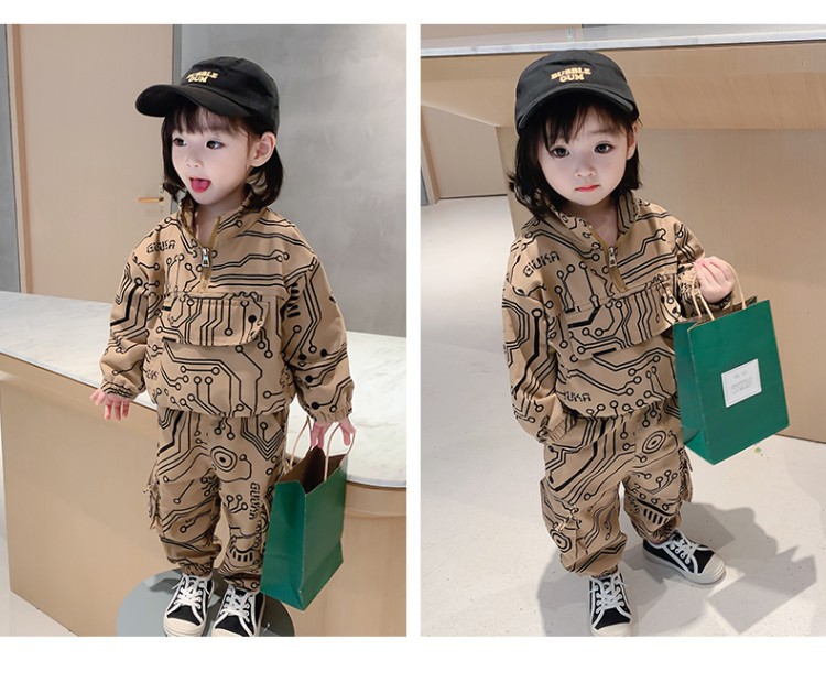 Sport forår og børns efterår 2023 Nyt pigesæt i to dele Moderigtigt_voghion.com