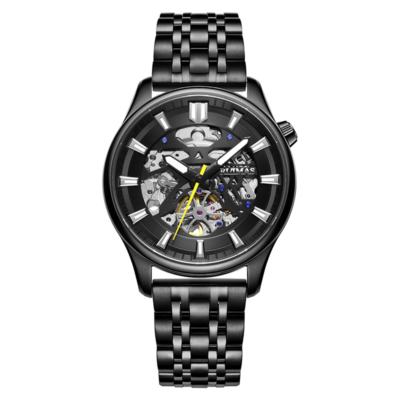 速卖通爆款瑞马仕RUIMAS商务时尚全自动机械表手男士进口机芯6770