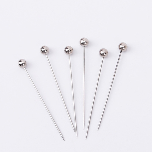 Dichu Fabric Pearl Ceramic Pin Fixing Pin Stainless Steel Pearlescent Pin Positioning Pin Wholesale