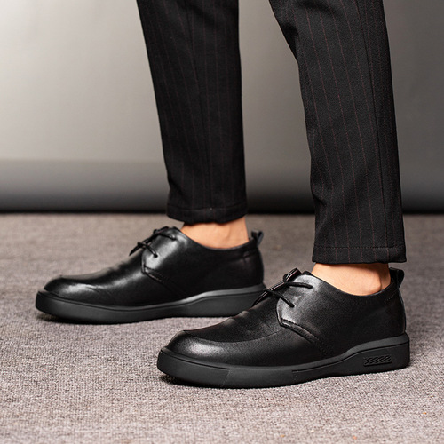 Cowhide leather shoes men's business formal shoes casual leather shoes men's cowhide versatile men's shoes drop shipping
