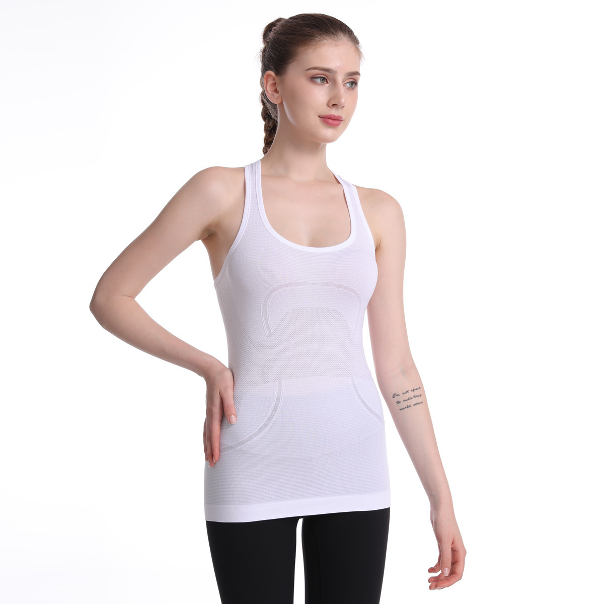 camisola deportiva de yoga sin costuras NSLX20224