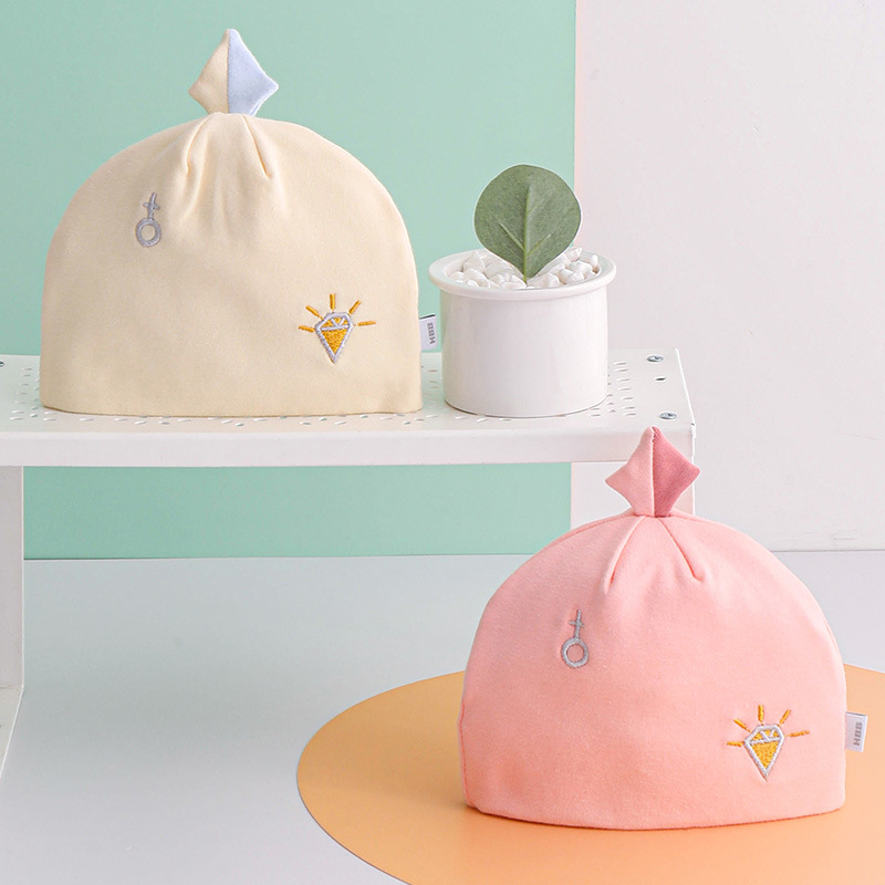 批发新生儿宝宝耳朵帽跨境爆款帽子婴幼儿秋冬防风保暖胎帽
