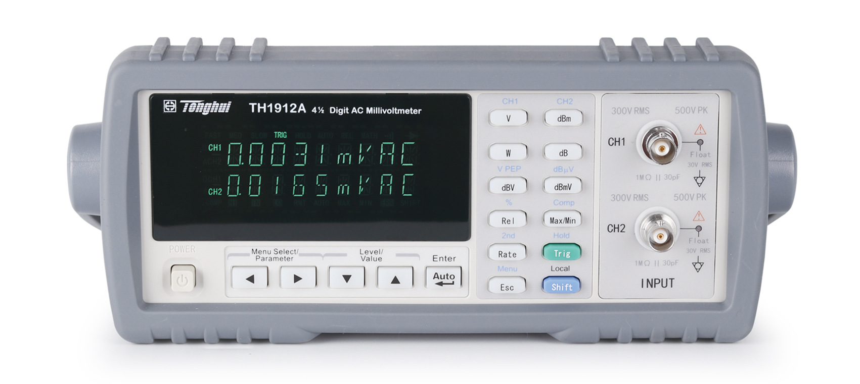 同惠TH1912A 数字交流毫伏表 电力电子测试仪  同惠总代理