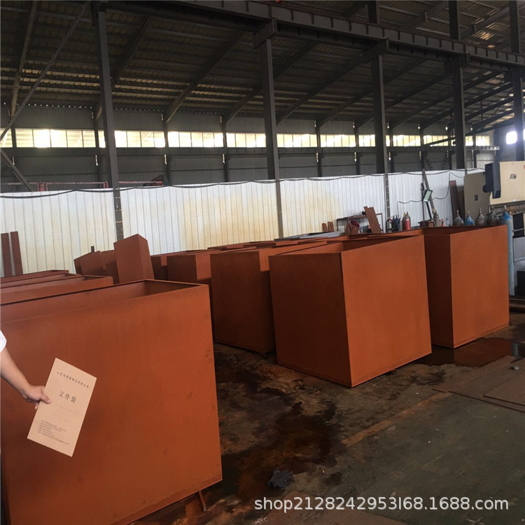 现货供应Q415NHE耐候板景区装饰激光雕刻锈红加工规格全
