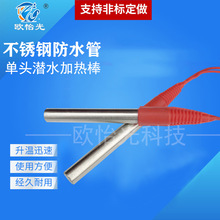 小型水箱潜水加热棒 定做不锈钢单头烧水加热管 220V浴缸浴盆电热