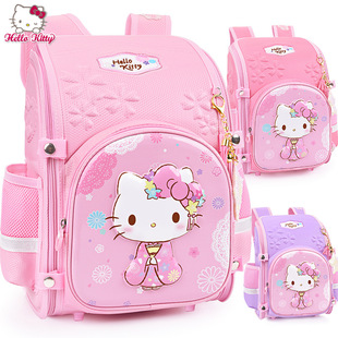 HELLO KITTY小学生书包女童1-3二三年级女孩护脊减负儿童双肩背包-阿里巴巴