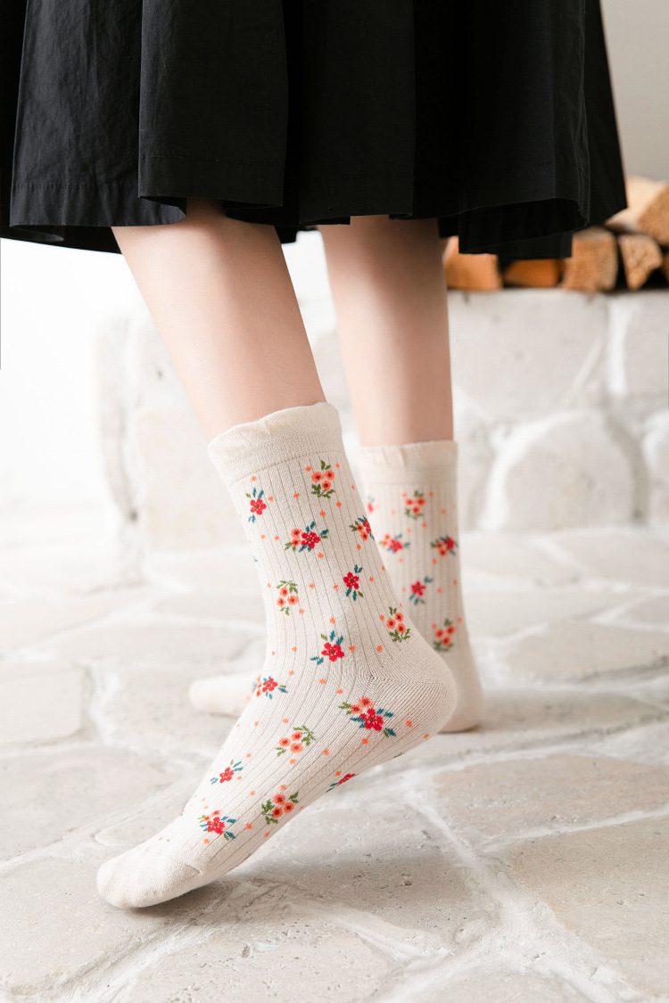 autumn and winter warmth sweat-absorbent cotton socks  NSFN15762