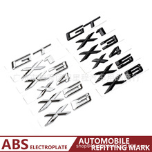适用于改装车标X系GT系尾标车标志 X1 X3 X5 X6 GT字母数字改装