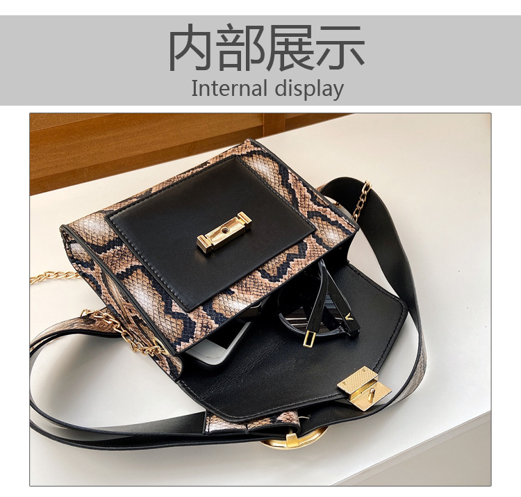 New  Texture Small Square Bag Korean Fashion Wild Chain Shoulder Bag display picture 7