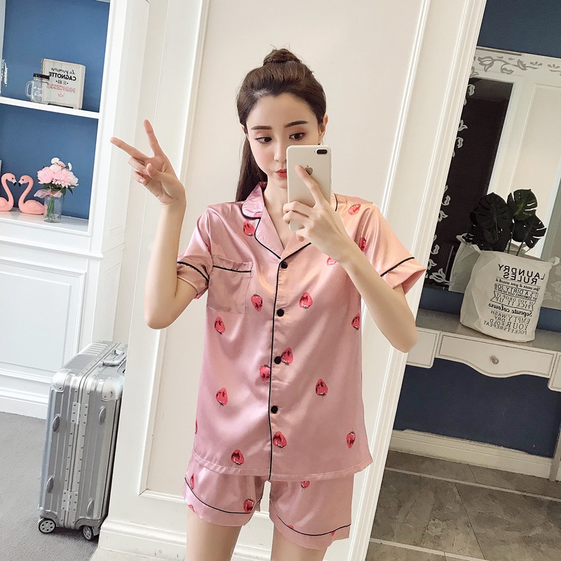 2020 pajamas female Japanese imitation s...