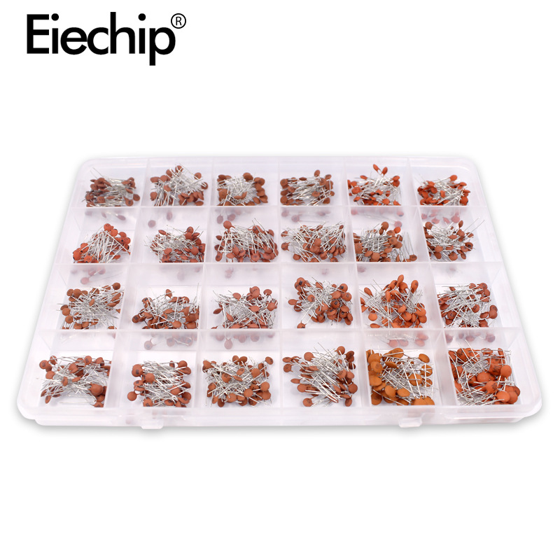 瓷片電容包 直插電容 2pf-0.1UF 30種 24種 每種10只 瓷片樣品包