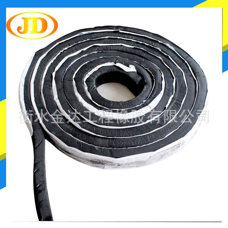 Jinda Architecture Top ageing Expand Stop strip Corrosion products putty black seal up Rubber strip