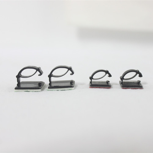 Black shoelace buckle canvas shoe shoelace clip, plush cartoon accessories plastic wire buckle OEM processing