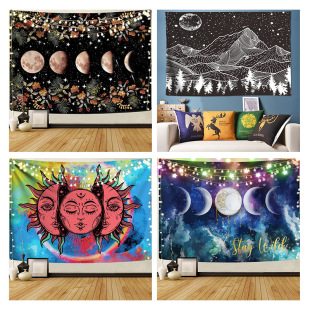 AliExpress Mandala Tapestry Printing and Dyeing Tie-Dyeing Single Bed Sheet Wall Background Cloth