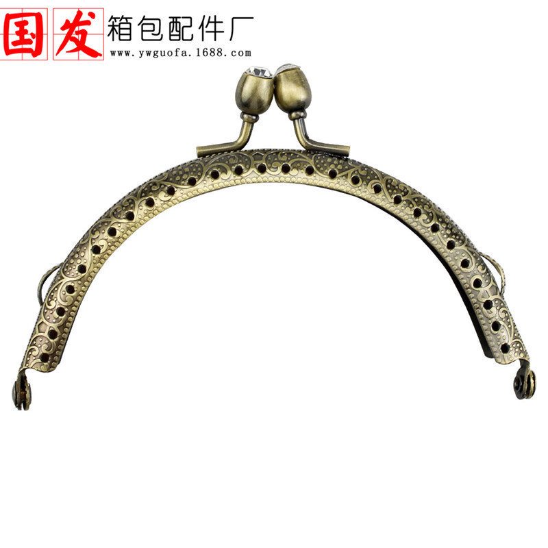 8.5CM, 10.5CM, 12.5CM semicircular diamante en relieve oro multicolor oro de diamante