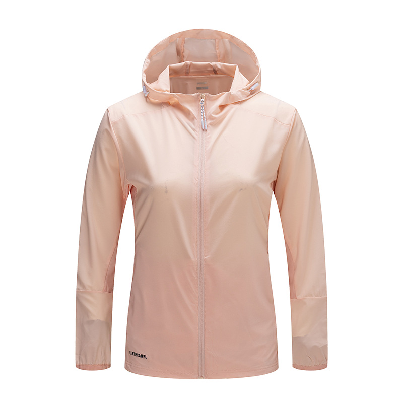 情侣连帽女弹力风衣|ms