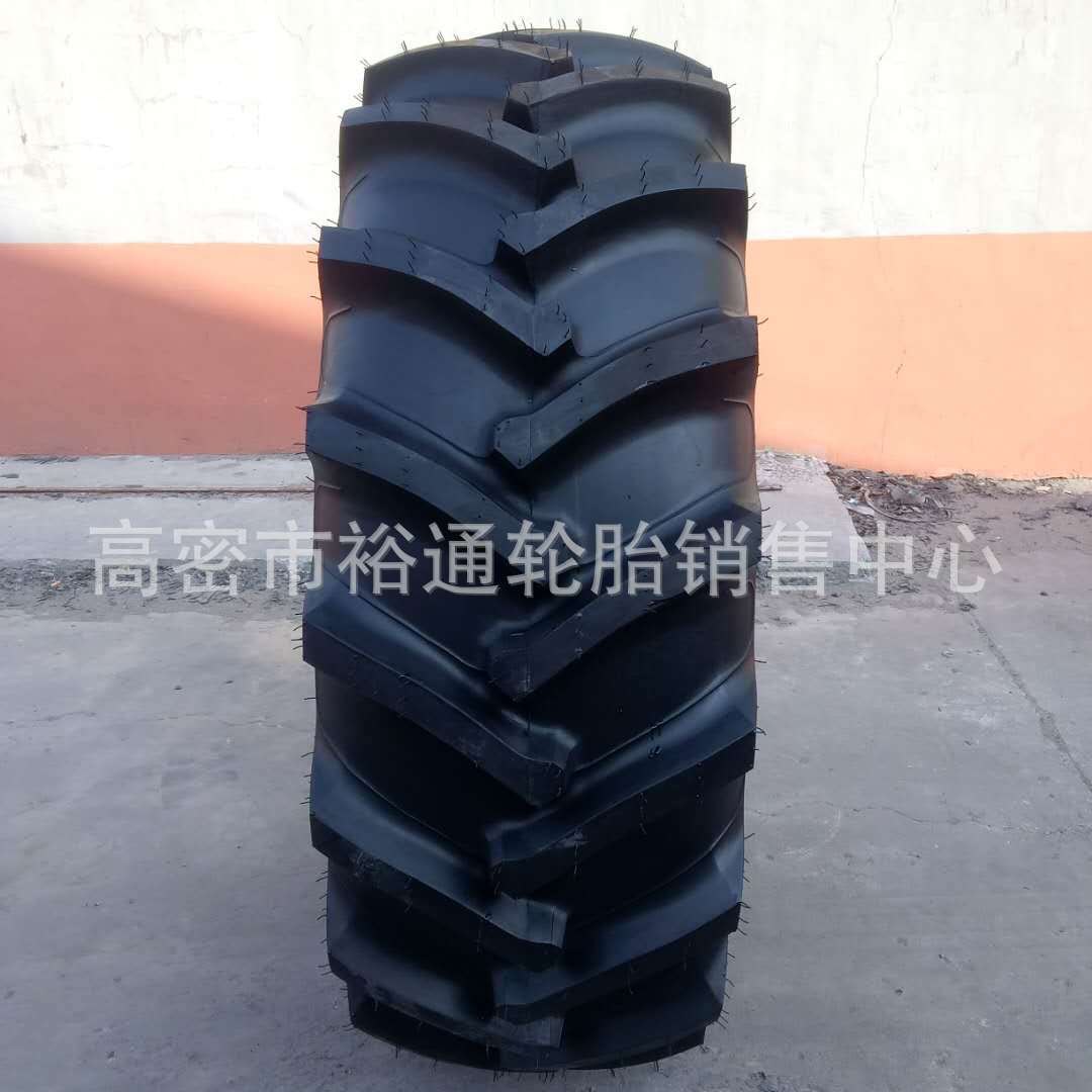 农用东方红拖拉机后轮轮胎16.9-18.4-26-34 R-1人字花纹 12pr防旋