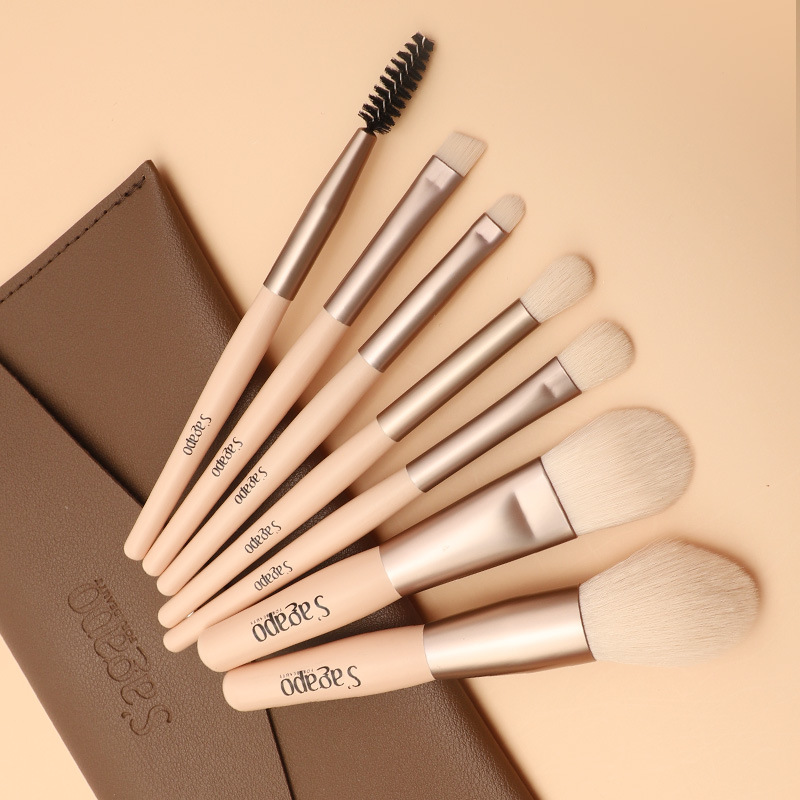 New 7 sets of Morandi makeup brush eye s...