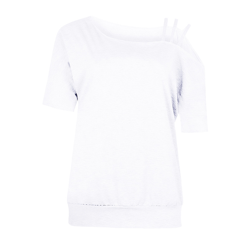Loose Solid Color Sling T-Shirt NSKX8458