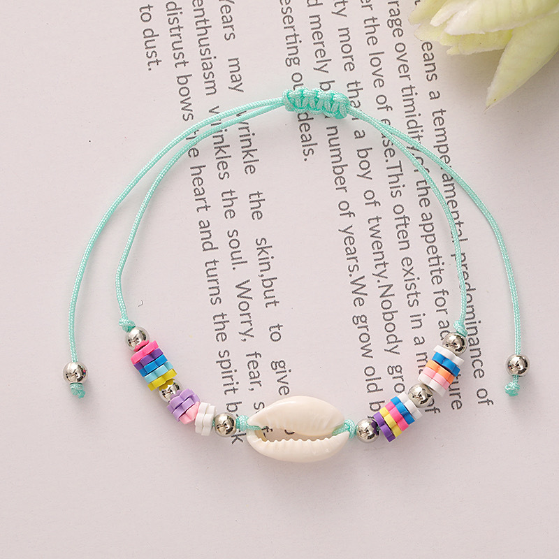 Beach Shell Rope Shell Soft Clay Knitting Women's Bracelets display picture 3