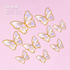 Copyright manufacturer Direct selling INS wind butterfly cake decoration birthday cake account pink butterfly birthday cake plug -in