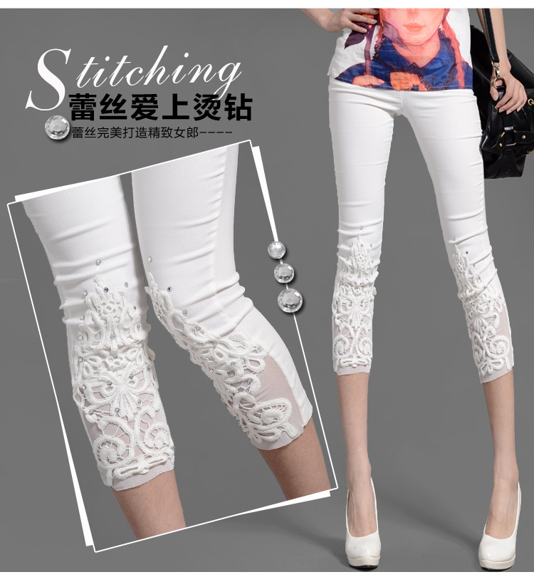 Pantalon léger femme en coton - Ref 3429925 Image 4