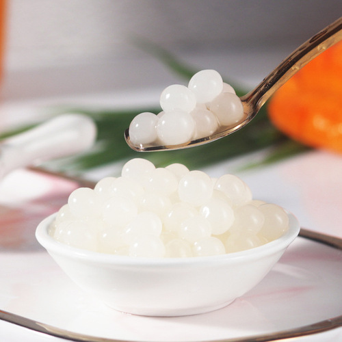 Mango popping pearls 2.6 pounds strawberry yogurt popping egg milk tea shop raw material fruit fishing dessert substitute coconut pearls