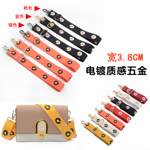 Belted shoulder strap crossbody bag belted crossbody bag ethnic style color blocking belt accessories belt for versatile women's bags