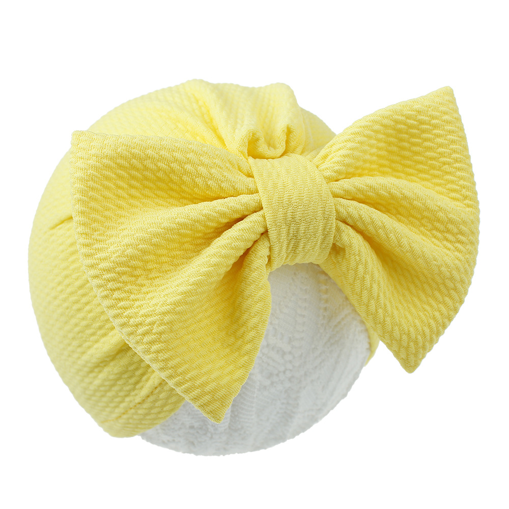 Big Bow Baby Hat 18 Colors New Baby Hat Wholesale display picture 4