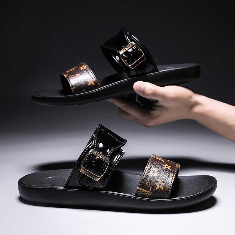 Summer new casual sandals men's seaside...